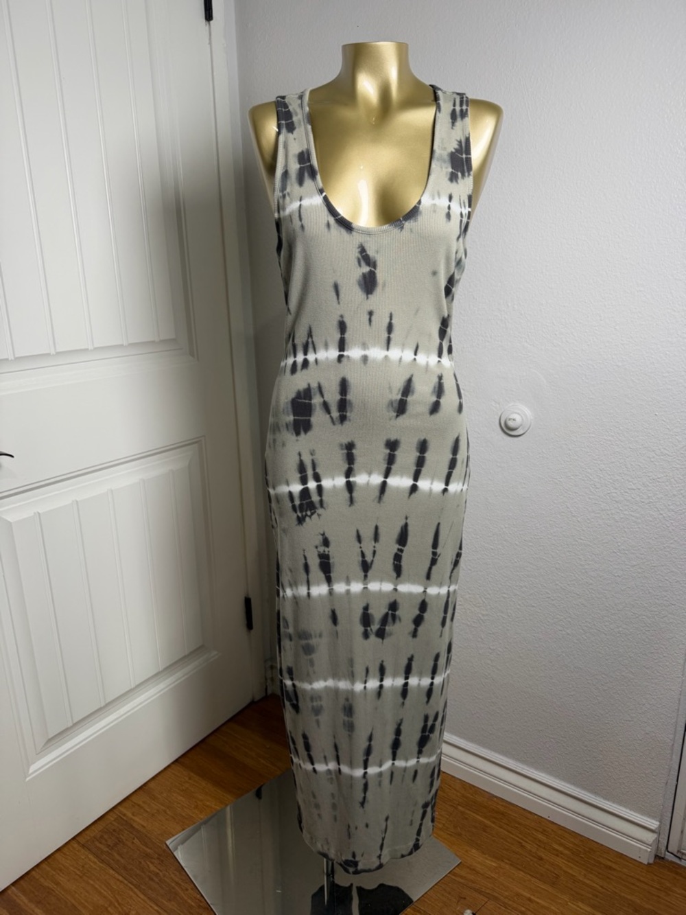 YFB Boho Maxi Tie-Dye Tank Dress L